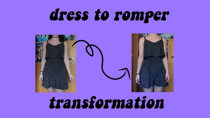 Turning a dress into a bodysuit