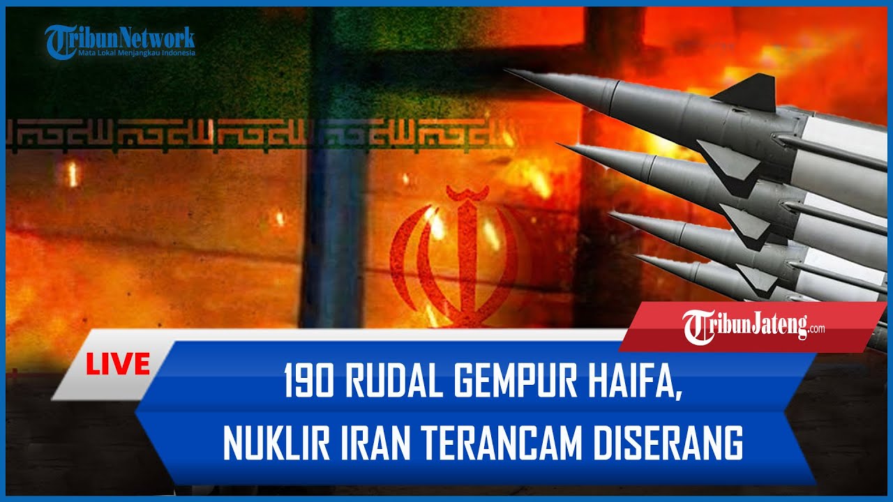 🔴Rangkuman Israel-Hamas: 190 Rudal Gempur Haifa, Nuklir Iran Terancam Diserang, Turki Kirim Kapal AL
