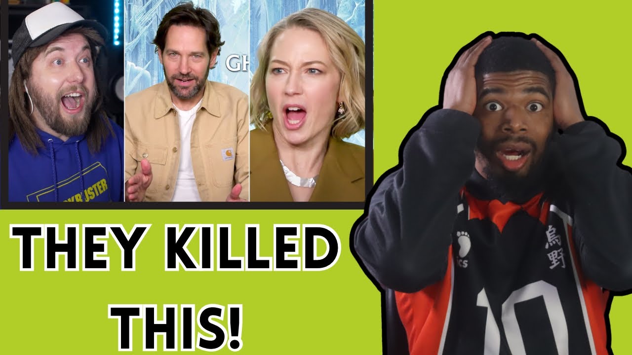 AMERICAN REACTS TO "KEN OATH!" Paul Rudd & Carrie Coon Bust Ghosts AND