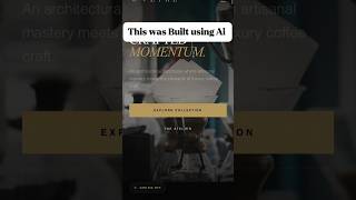 This doesn’t look AI-generated… but it actually is 🚀#ai #website #aitools #webdesign #futuretech