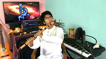 Shree Krishna Govinda Haray Murari Flute Cover Krishna song on flute.