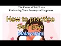 How to practice self love in malayalam//what is self love