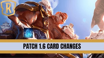 Legends Of Runeterra Patch 1.6 Card Changes