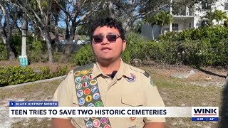 Teen plans to identify historic graves in two Collier County cemeteries