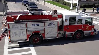 Steuben County Engine 53 Responding To Reported Building Fire