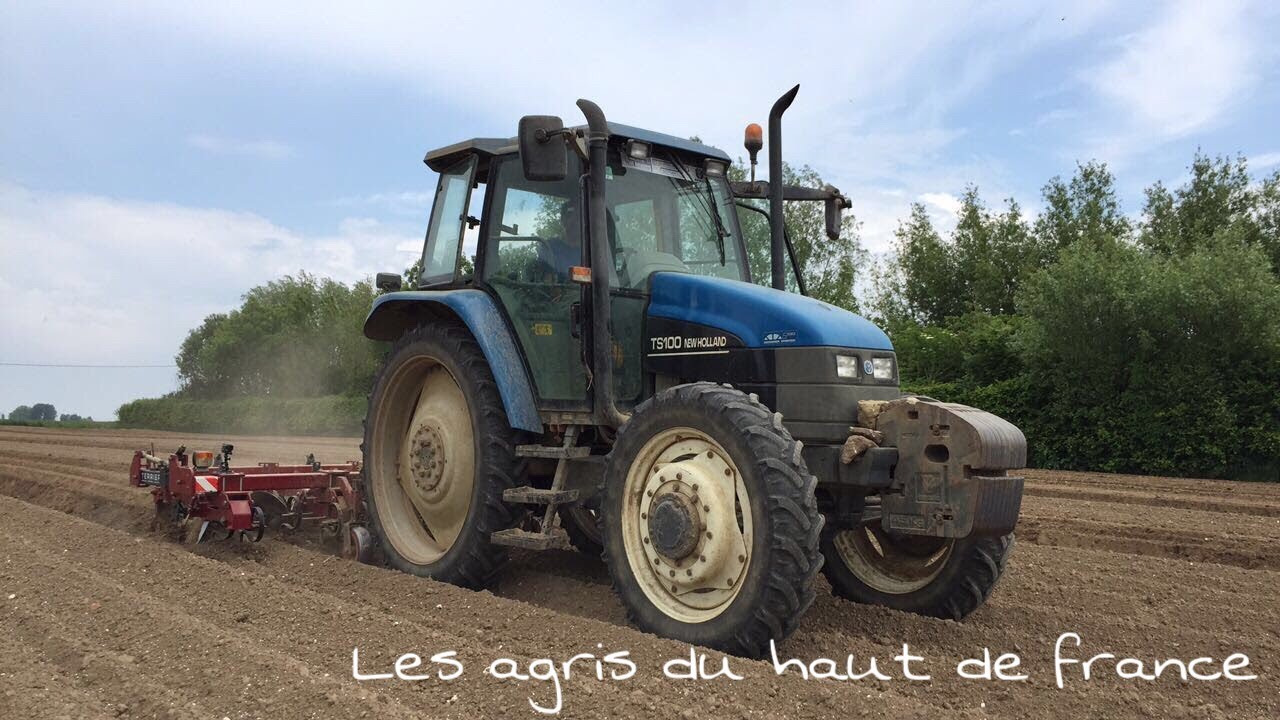 [Gopro] Buttage des pommes de terre 2018 / New Holland / Terrier