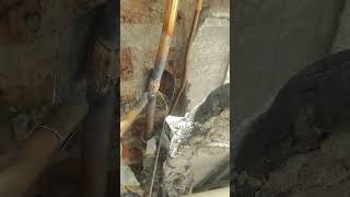 AC technician life ? AC technician Hard work ! copper pipe welding