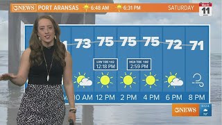 Corpus Christi and Port Aransas beach forecast for spring break