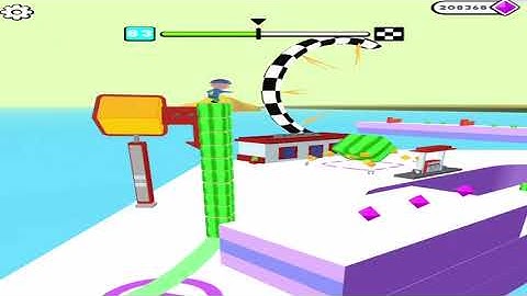 Cube Surfer Level 83 - gameplay (ios android) walkthrough all levels