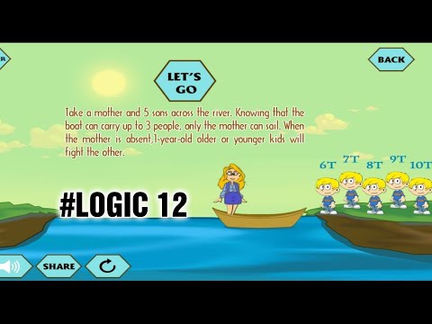 river Crossing iq solutions /chapter 1 logic 12