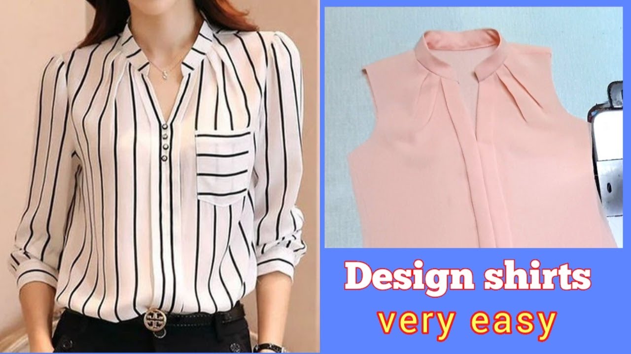 Cắt may Áo kiểu thời trang xếp ly cổ cực sành điệu |design shirts |basic Sewing techniques |