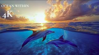 4K Live Stream 🔴 Ocean Dolphins Sanctuary — Relaxing Sleep Music & Underwater World Ambience 🐬 screenshot 4