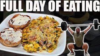 FULL DAY OF EATING | Olympic Lifting | My Staple Breakfast |