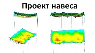 Расчет проекта навеса 3d simulation определение запаса прочности выявление ошибок