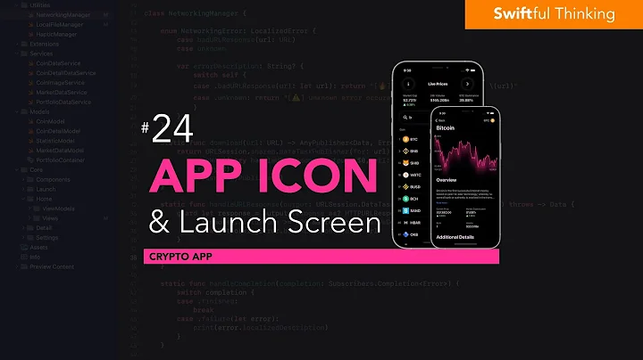 App Icon, Launch Screen, and Launch Animation | SwiftUI Crypto App #24