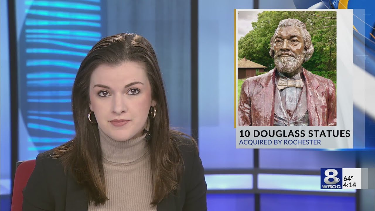 City of Rochester to repair, restore 10 Frederick Douglass statues