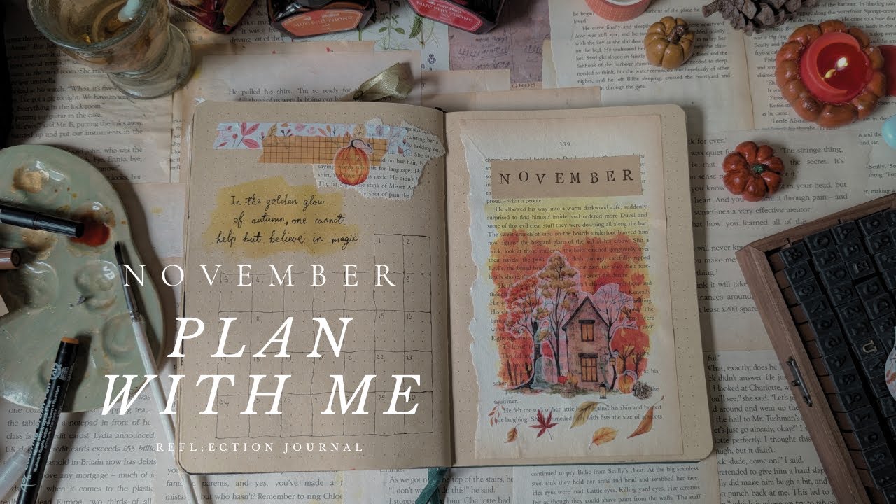 Планируйте ноябрь вместе со мной | Жутковатые осенние размышления | Уютная беседа и ведение дневника