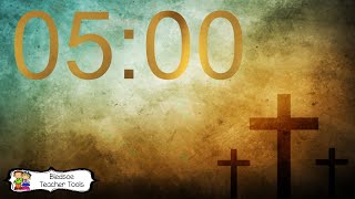 5 Minute Cross Countdown Timer - No Music