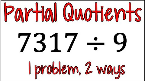 How to Divide Using Partial Quotients | 4th Grade Math Help
