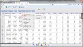 StatCrunch - Frequency Tables