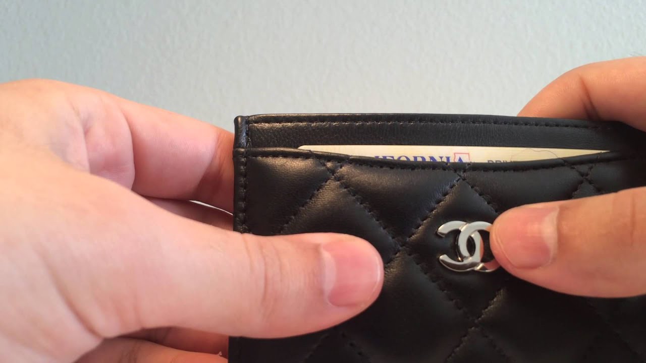 Chanel Lambskin Card Holder - Review / Wear and Tear 