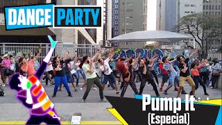 [Just Dance 3] Pump It  Gameplay Especial (Staffs Dance Party + Dancers de SP)