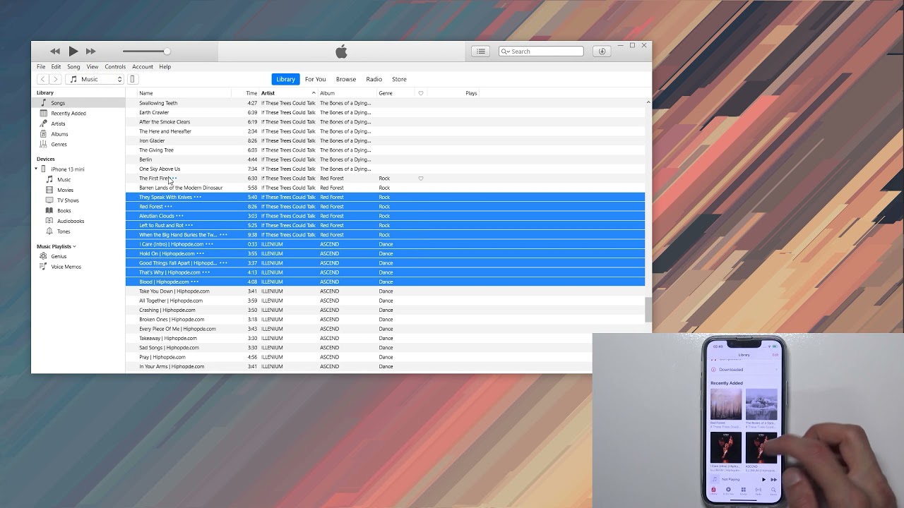 How to Sync iTunes to iPhone 13 Mini Transfer Music from Computer to