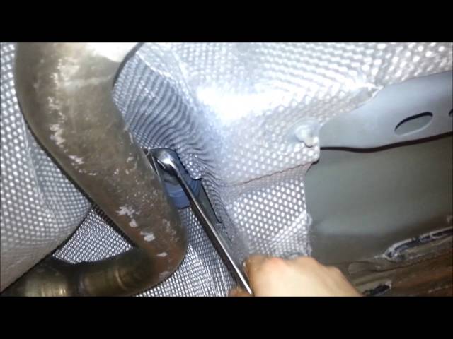 2012 ford focus exhaust rattle - how to fix - YouTube