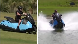 This Motorbike Can Ride Both Land and Water