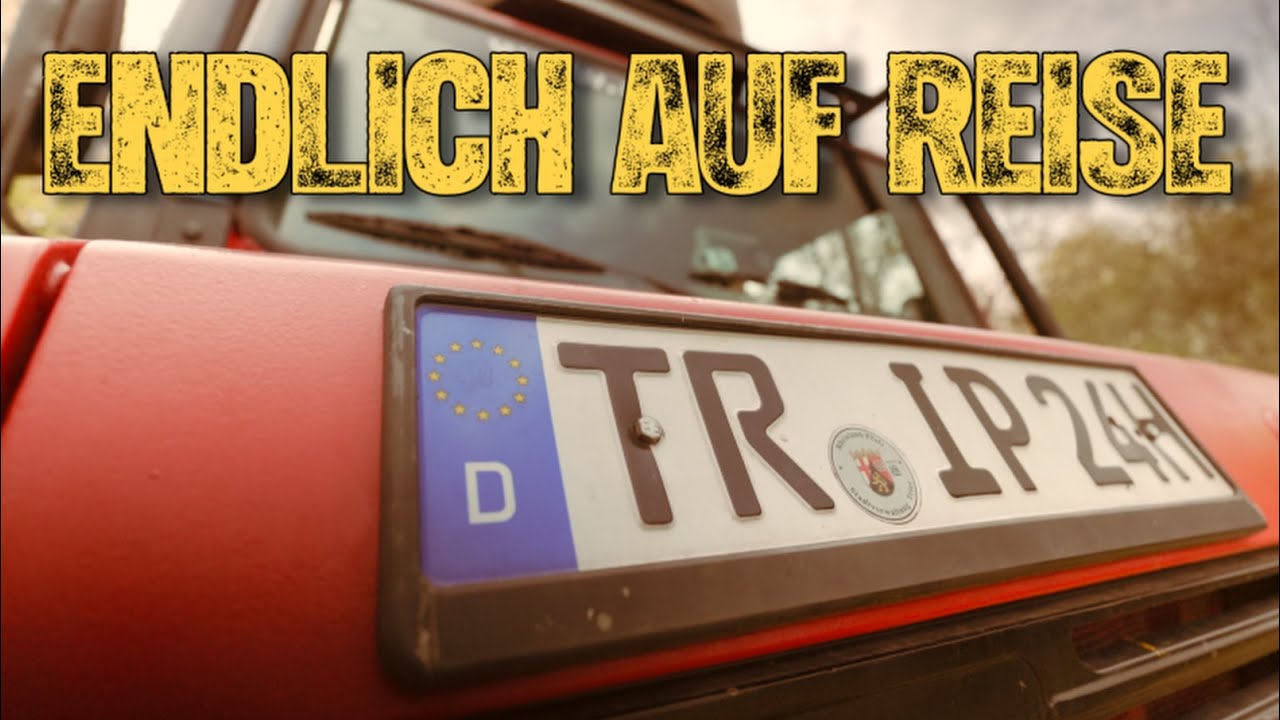 Mit dem Unimog über Landstraßen durch Frankreich