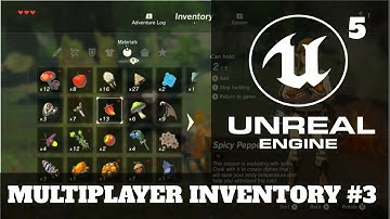 UE5 - Multiplayer Inventory Component #3 - Pickup Item