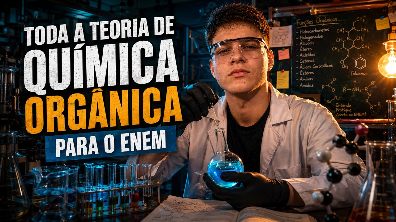 Toda a TEORIA de QUÍMICA ORGÂNICA para o ENEM!