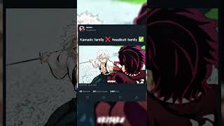 Kamado family ❌ Headbutt family ✅ #fyp #foryou #kny #demonslayer #tanjiro