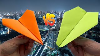 Kampf der besten Papierflieger Basteln 1 | Wie man Papierflugzeuge faltet, die weit fliegen