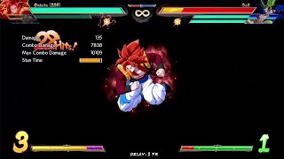 DBFZ Vegito Banshee Blast Link SSJ4 Gogeta Tag Team T.O.D Combo