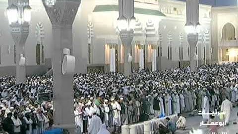 سورة الفجر للشيخ على الحذيفى 5 جماد الاول 1437 صلاة المغرب الحرم النبوى