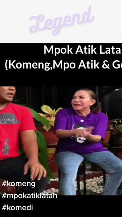 Komeng Jail banget Mpok ati sampe makan batu