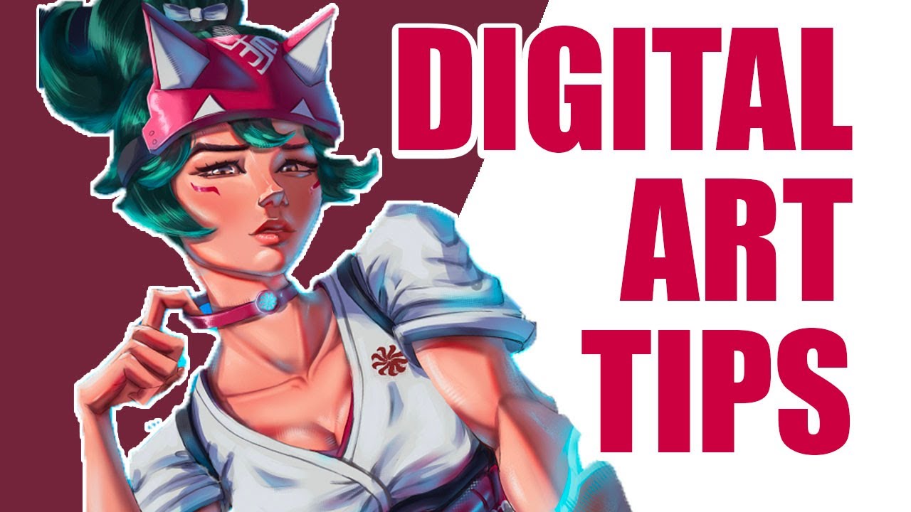 5 Digital Art Tips To Improve Your Art (FOR BEGINNERS!!) - YouTube
