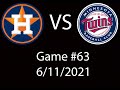 Astros VS Twins  Condensed Game Highlights 6/11/21