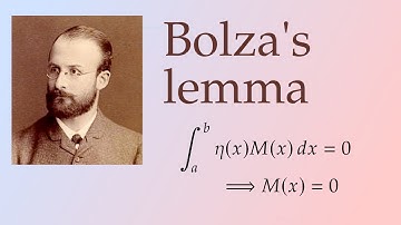 The fundamental lemma of the Calculus of Variations!