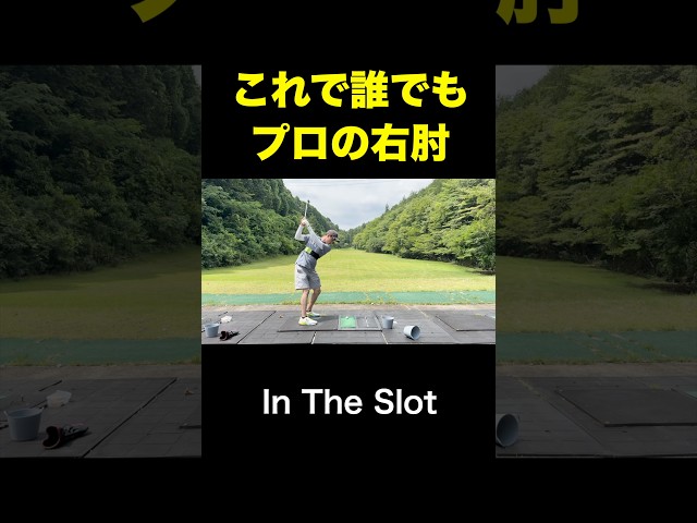 右肘の位置をプロみたいに！　#shorts #in the slot