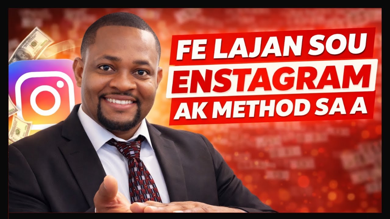 KOMAN POU KREYE YON KONT SOU ENTAGRAM / E FE LAJAN AVEL