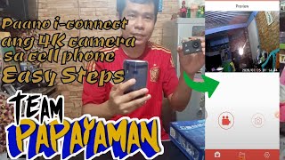 How to connect 4k Ultra HD action camera to mobile phones/Tagalog screenshot 4