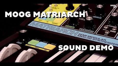 Moog Matriarch - Space is the Place (Sound Demo, No Talking)