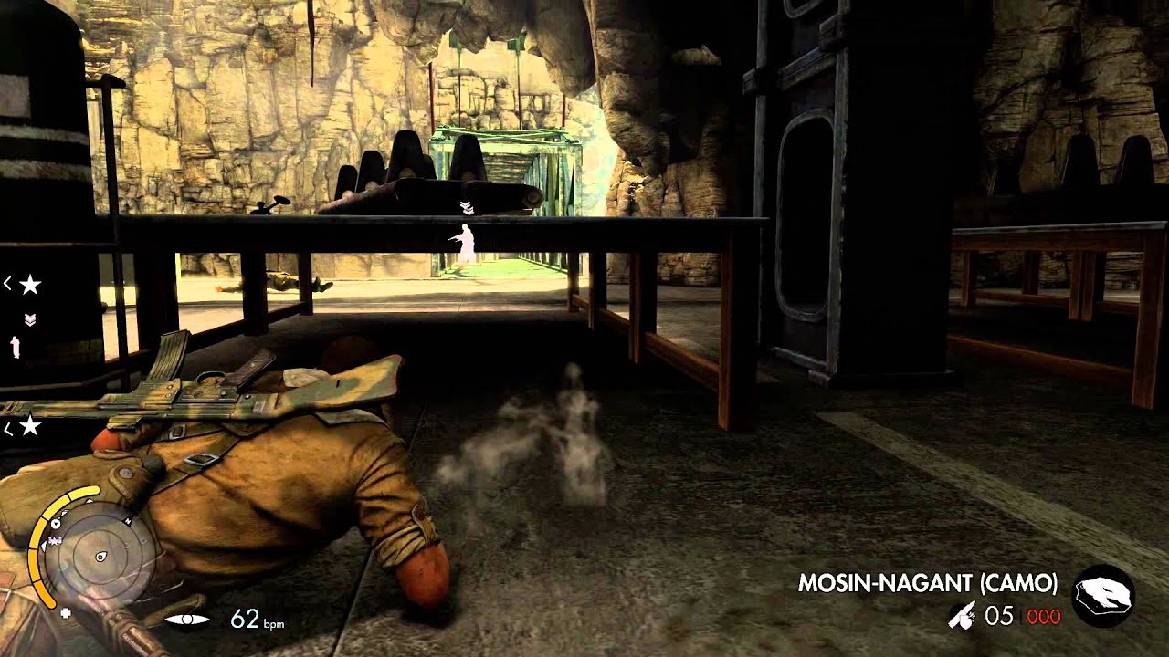 SniperElite3   1 shot   4 kills