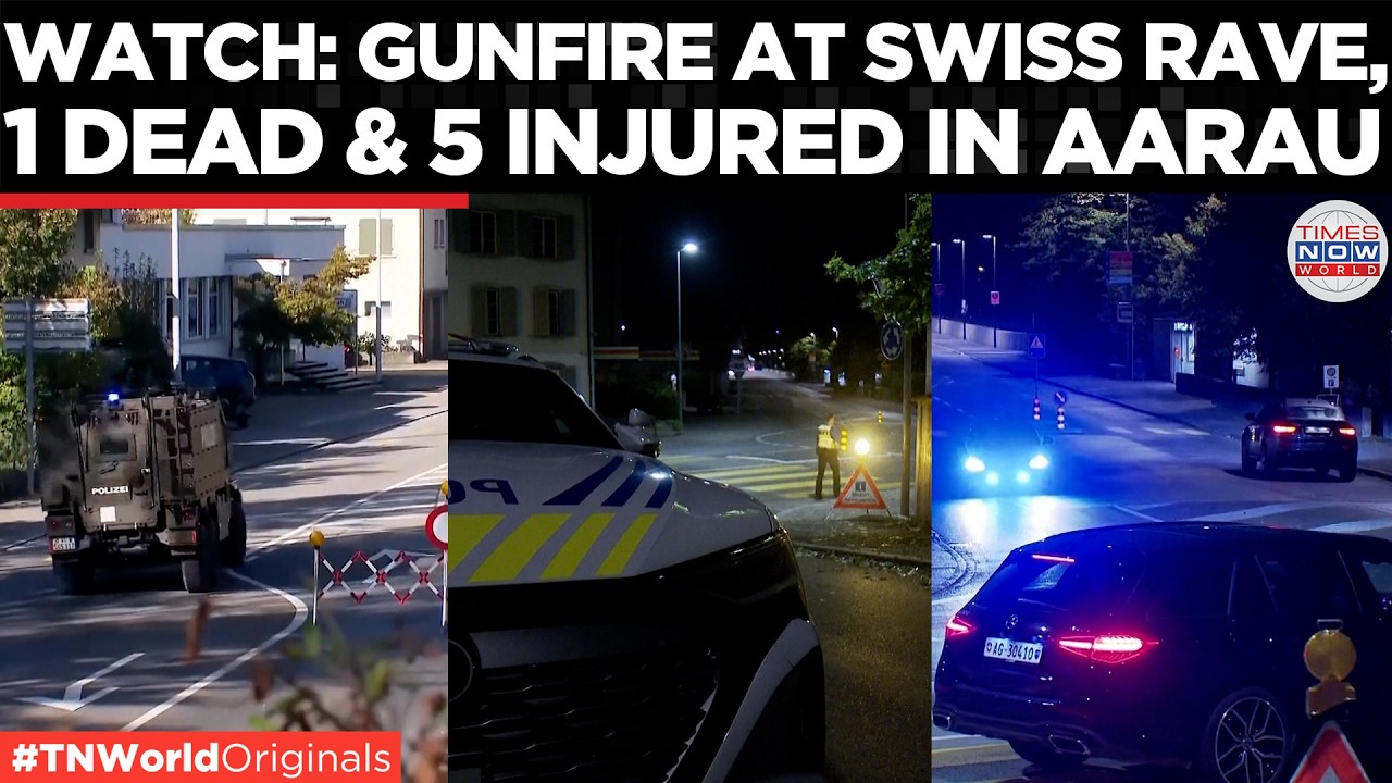 SWITZERLAND RAVE SHOOTING: Police With Rifles Flood Scene After Attack, One Dead  | Times Now World