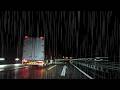 ☔️Late Night Rainy Highway Drive💤Drift into Deep Sleep😴(Real Footage, Not AI)