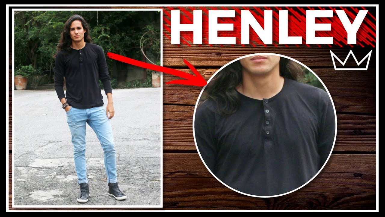 CAMISETA HENLEY: 15 ideias para usar no look / MODA MASCULINA