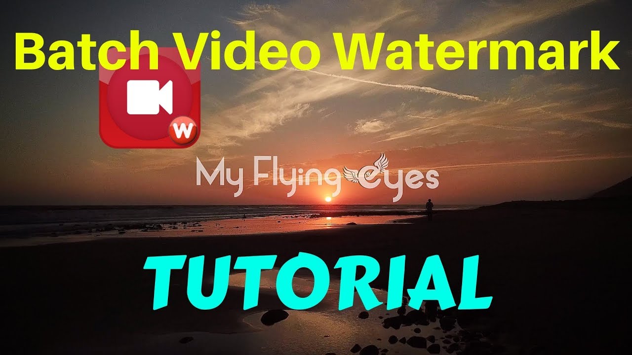 Batch Video Watermark Tutorial - YouTube