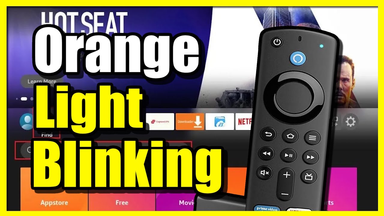 How to Fix Blinking Orange or Yellow Light on Fire TV stick or TV (Easy ...